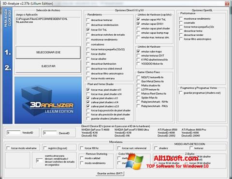 Screenshot 3D-Analyze Windows 10