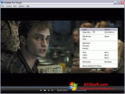 Screenshot FLV Player Windows 10