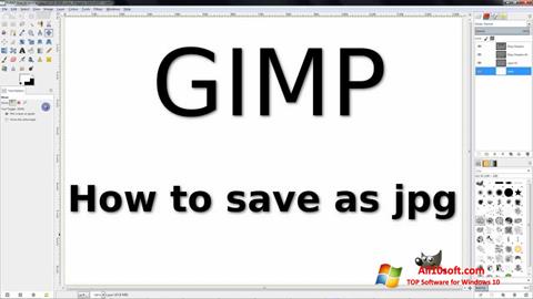 Screenshot GIMP Windows 10