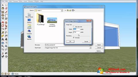 Screenshot SketchUp Windows 10