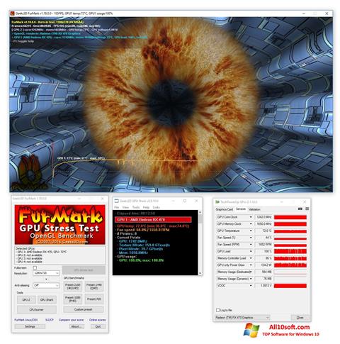 Screenshot FurMark Windows 10