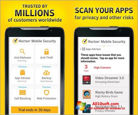 Screenshot Norton Mobile Security Windows 10