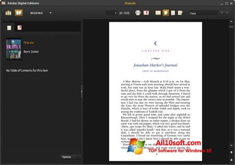 Screenshot Adobe Digital Editions Windows 10