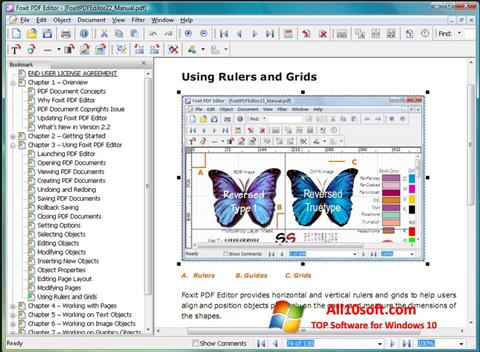Screenshot Foxit PDF Editor Windows 10