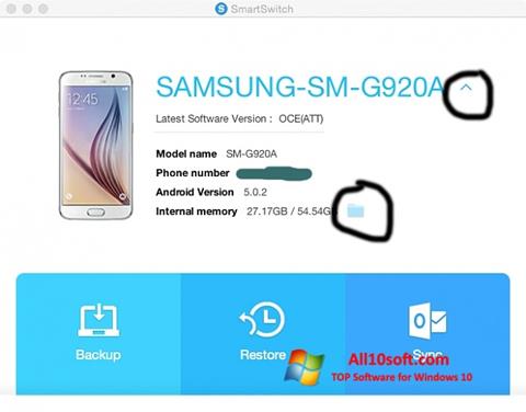 Screenshot Samsung Smart Switch Windows 10