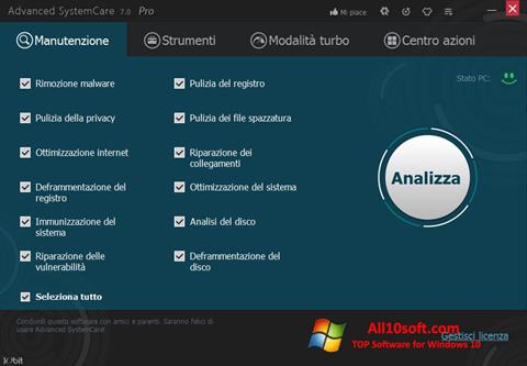Screenshot Advanced SystemCare Pro Windows 10