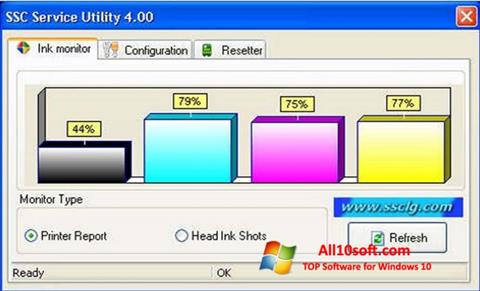 Screenshot SSC Service Utility Windows 10