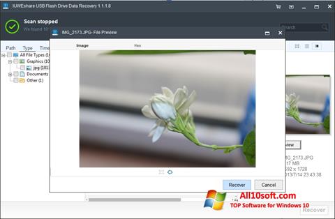 Screenshot USB Flash Drive Recovery Windows 10