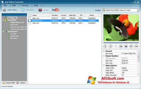 Screenshot Any Video Converter Windows 10
