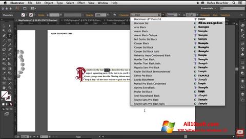 Screenshot Adobe Illustrator Windows 10