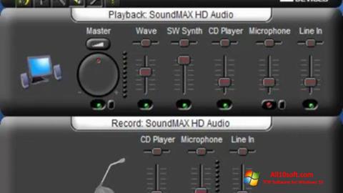 Screenshot SoundMAX Windows 10
