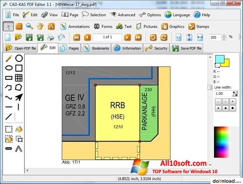 Screenshot PDF Reader Windows 10