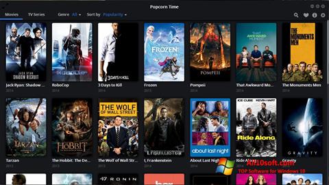 Screenshot Popcorn Time Windows 10