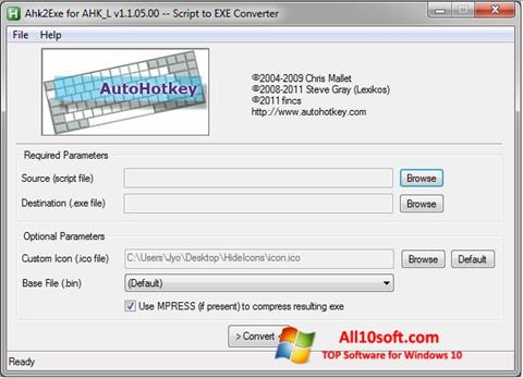 Screenshot AutoHotkey Windows 10