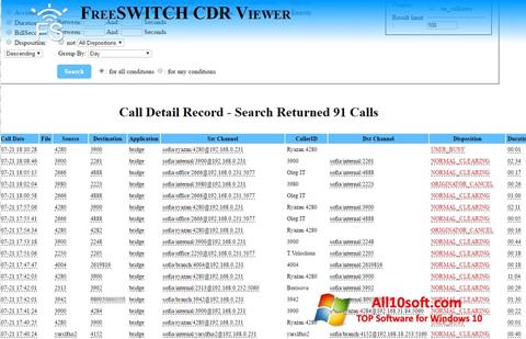 Screenshot CDR Viewer Windows 10