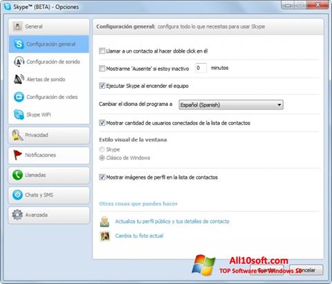 Screenshot Skype Beta Windows 10